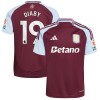 Officiële Voetbalshirt Aston Villa Diaby 19 Thuis 2024-25 - Heren